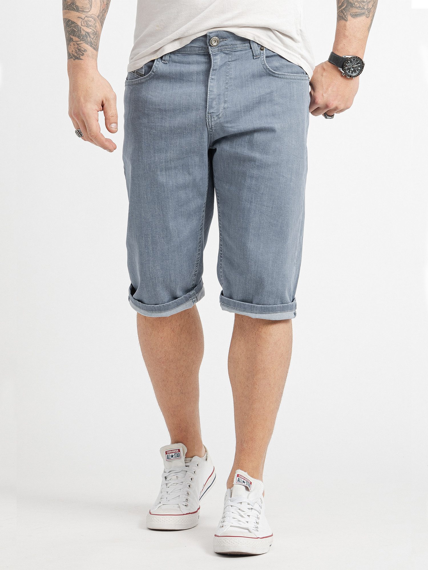Rock Creek Bermudas Herren Jeansshorts Denim RC-2419