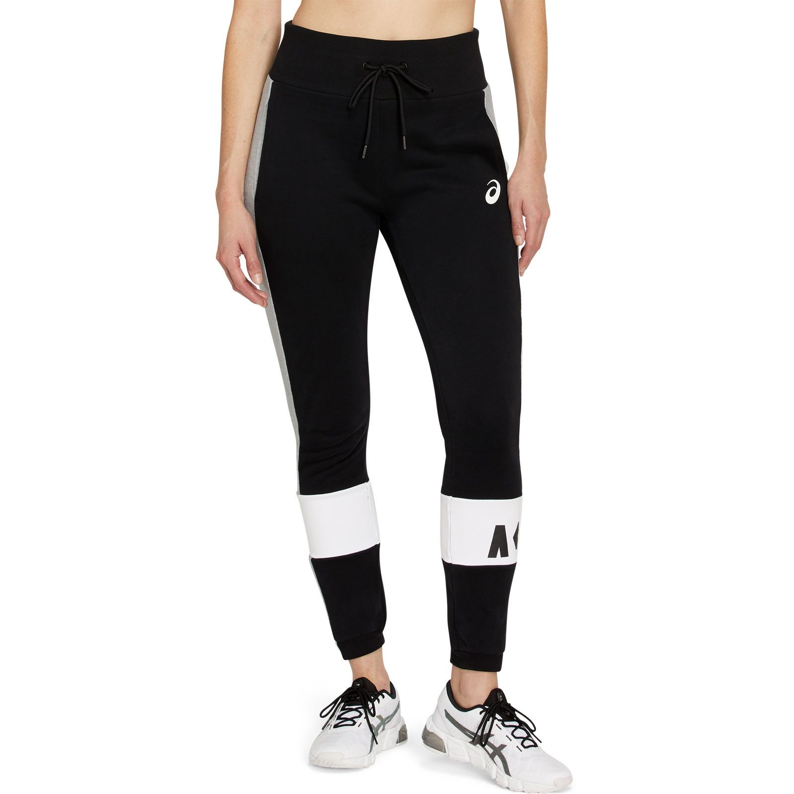 Asics Sporthose COLORBLOCK Pant Lady 2032B692-002 Bequem für Studio und Couch