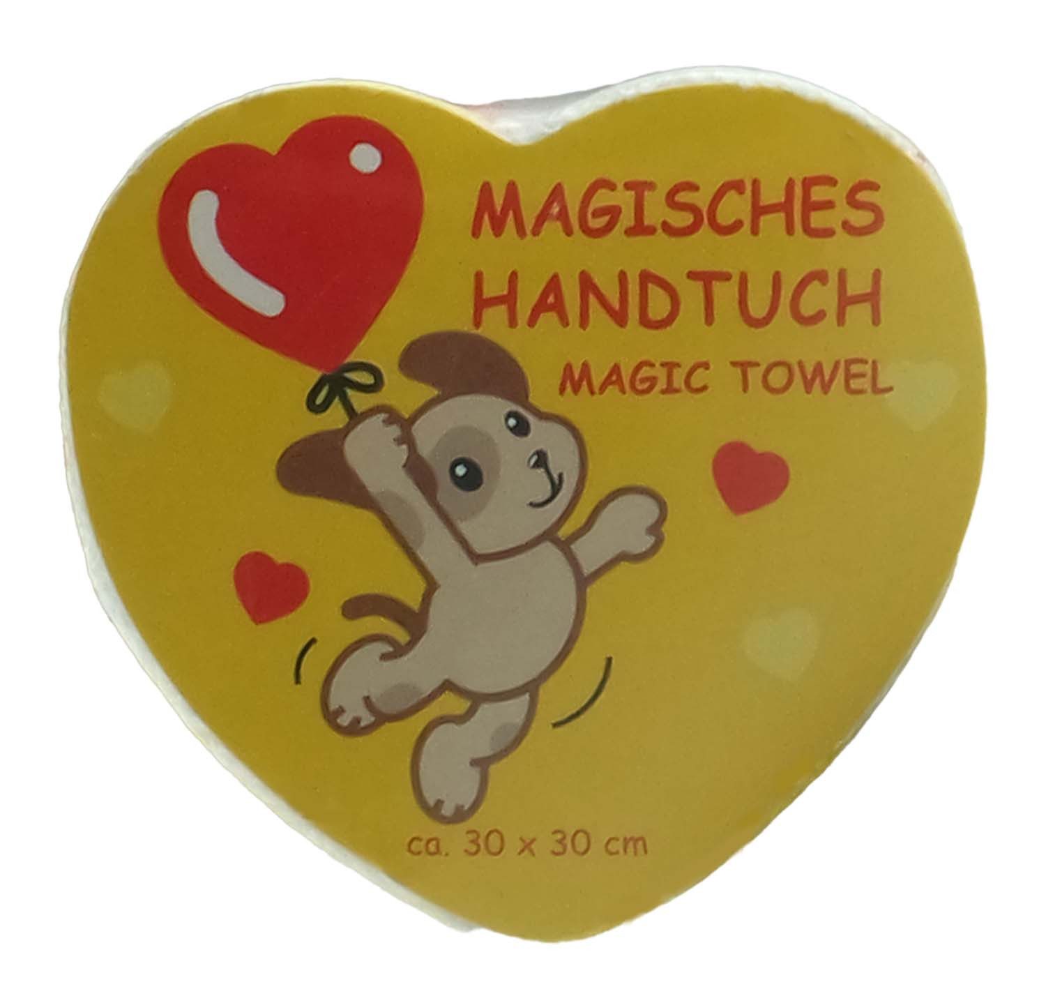 CEPEWA Gästehandtuch Zauberhandtuch 30 x 30 cm, 100% Baumwolle (stück, 1-St), Zauberhandtuch Handtuch Magischeshandtuch Gästehandtuch