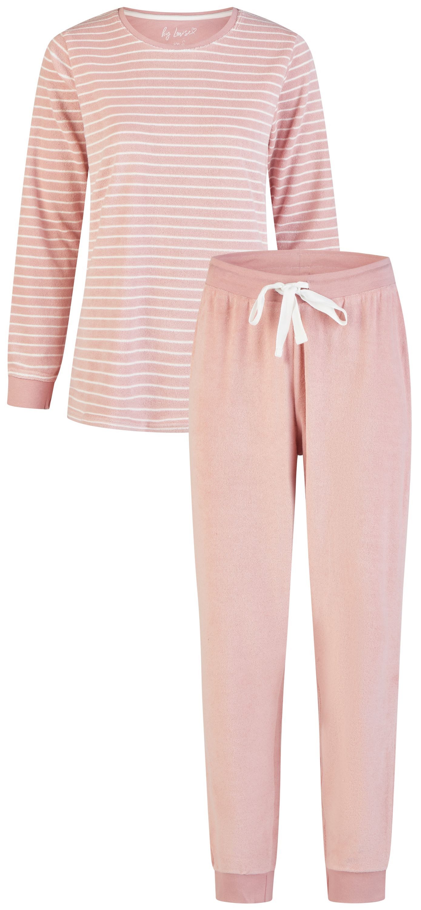 By Louise Schlafanzug Snow Queen (Set, 2 tlg., 2-teilig) Damen Pyjama lang günstig online kaufen