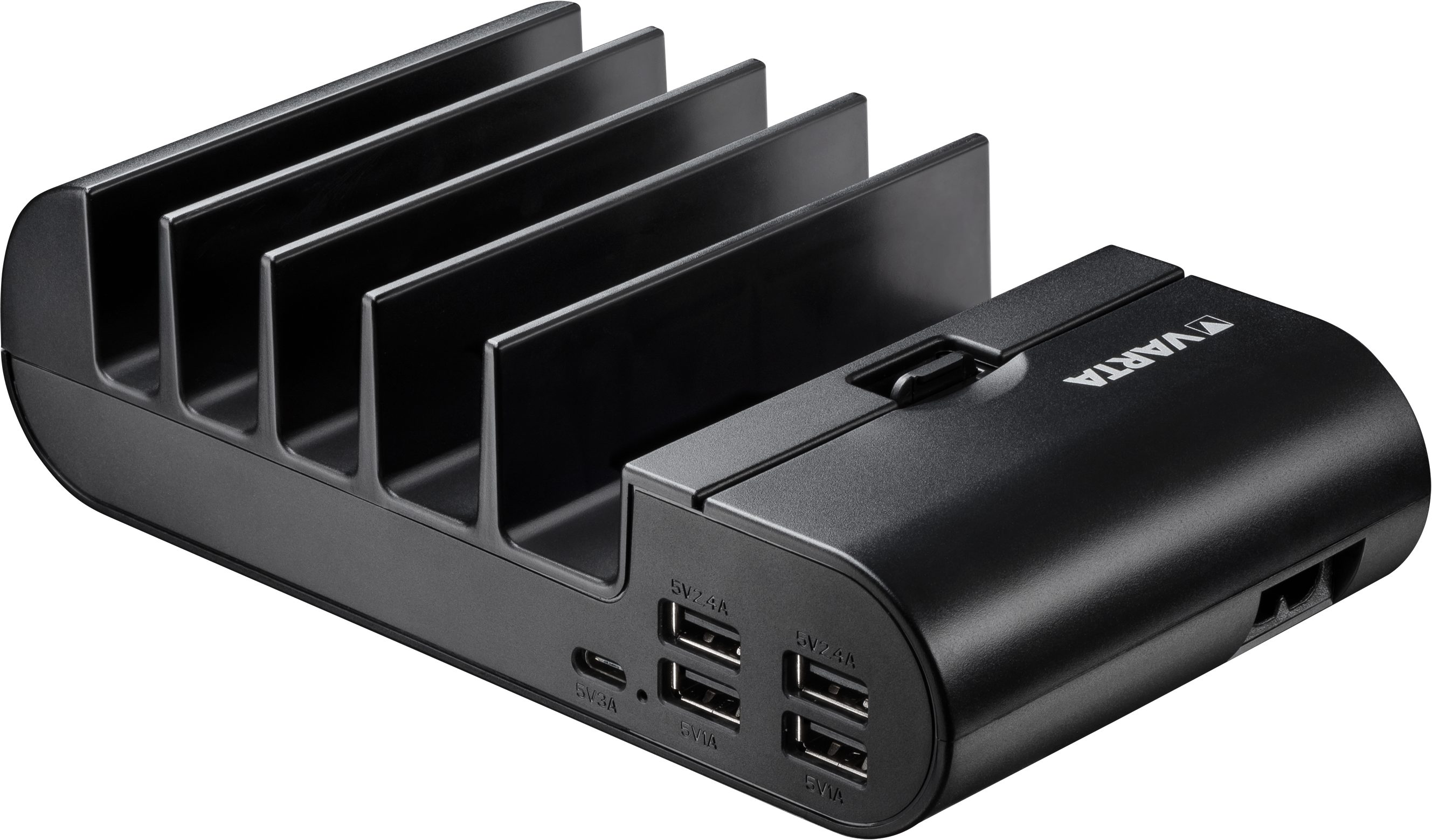 VARTA Powerbank Home Charging Station für 5 Geräte, 50W, mit Powerbank