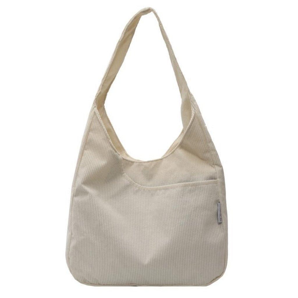 nsihing Umhängetasche Umhängetasche Corduroy Damen Herren Retro mit Multi-Taschen, Große Kapazität, Schultertasche für Arbeit, College, Alltag