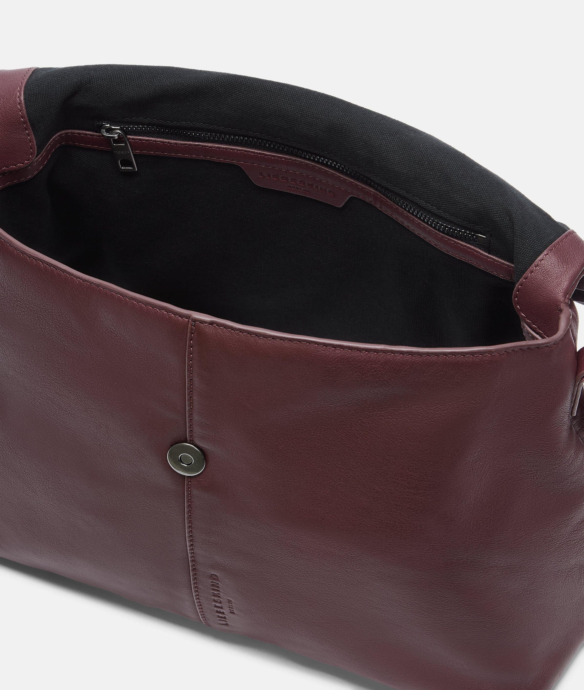 Liebeskind Berlin Schultertasche Fiona Hobo M, Geräumige Hobo-Bag aus Schafsleder