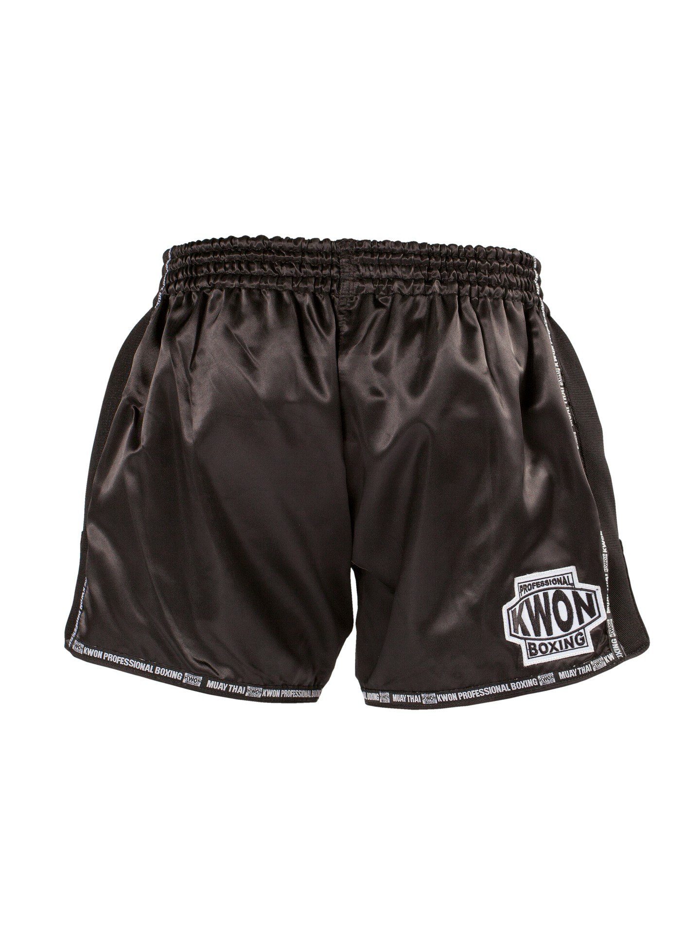 KWON Sporthose Muay Thai Hose XS Polyester) (PROFESSIONAL, kampfsport Ausführung, Edle MMA Thaiboxen XXL - Evolution Shorts Seitenschlitz, Kickboxen