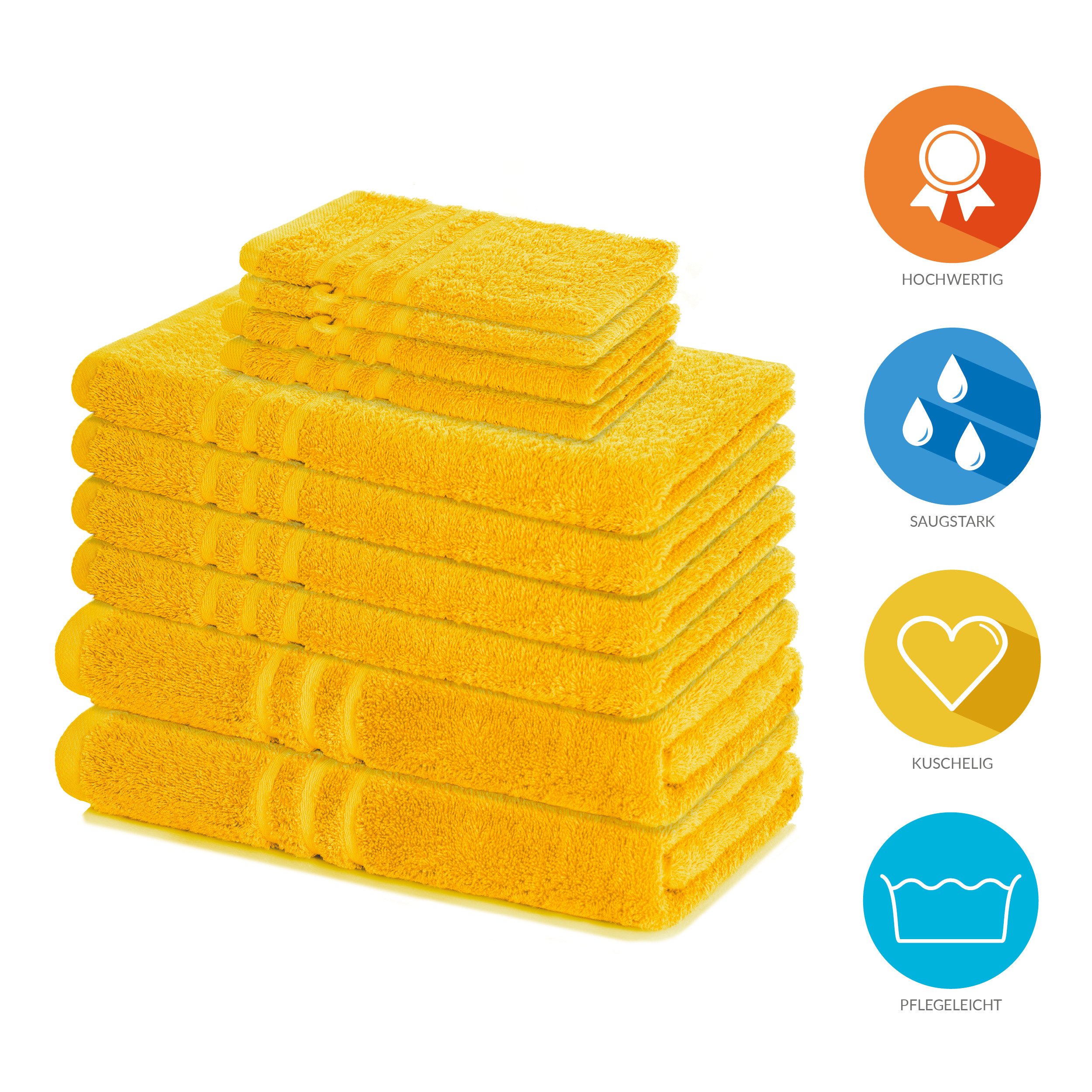 Lavea Handtuch Set Elena, Duschtücher, Handtücher, Gästetücher, Waschhandsc günstig online kaufen