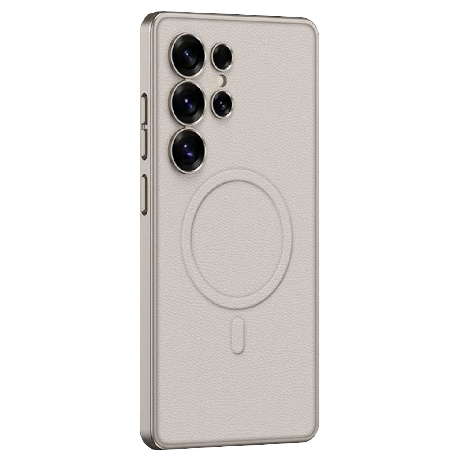 Handyhülle Für Samsung Galaxy S25 Ultra GKK MagSafe Kunstleder Hülle Case Titan