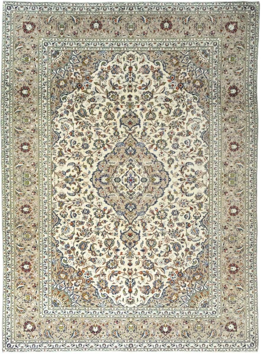 Orientteppich Keshan 257x354 Handgeknüpfter Orientteppich / Perserteppich, Nain Trading, rechteckig, Höhe: 12 mm
