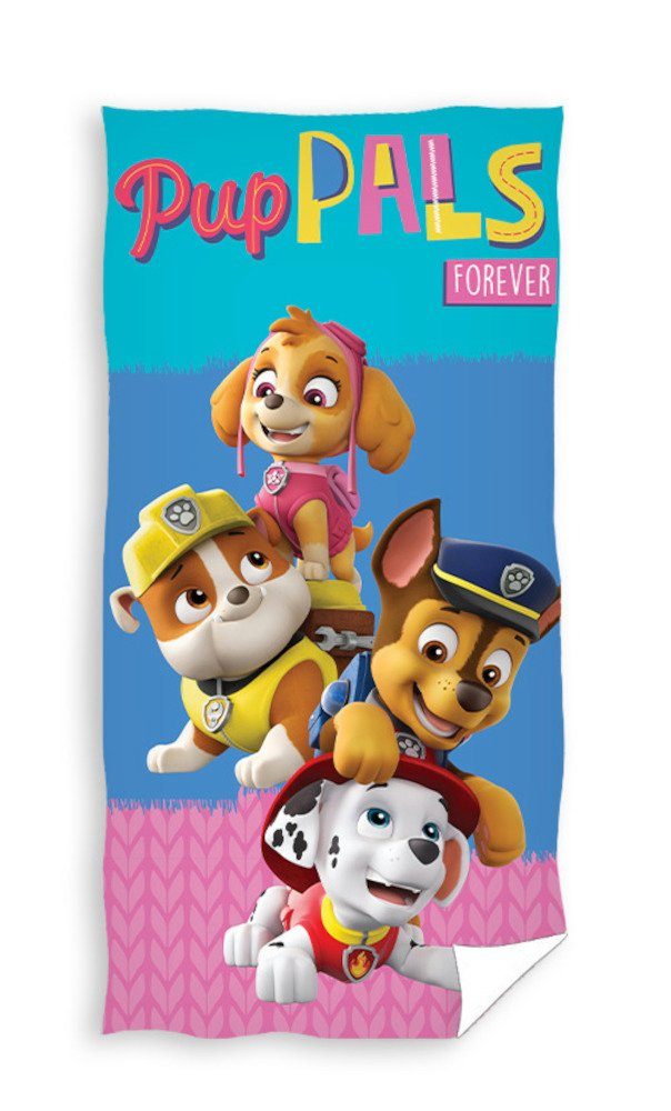 PAW PATROL Badetuch Paw Patrol Badetuch Handtuch Strandtuch Duschtuch 70 x 140 cm, bedruckt