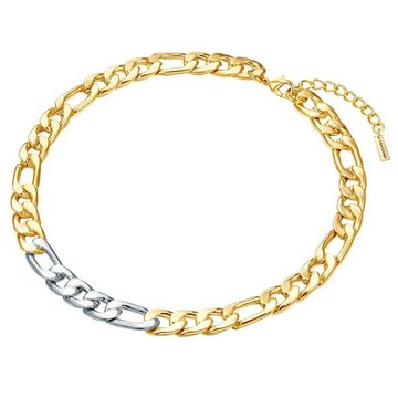 Yokoamii Collier silber/gelbgold, Kette bicolor