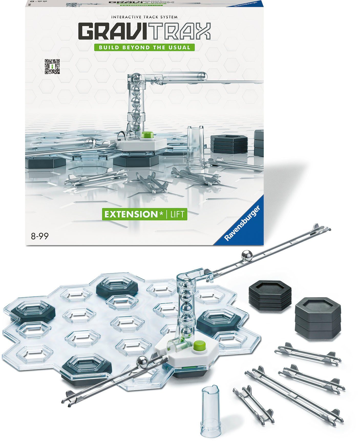 Ravensburger Kugelbahn-Bausatz GraviTrax Extension Lift, Made in Europe