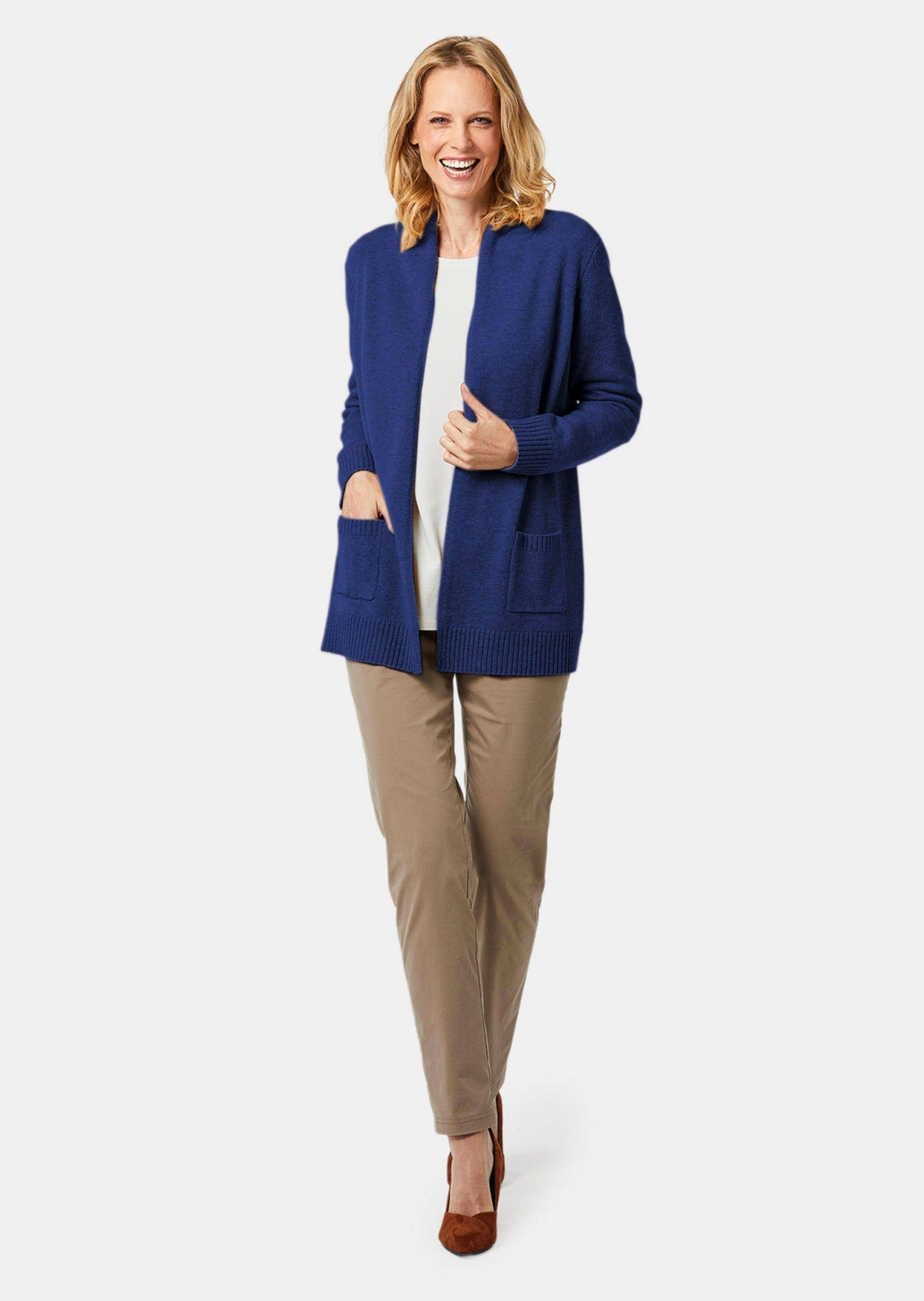 GOLDNER Strickjacke Kurzgröße: Strickjacke aus Merinowolle günstig online kaufen