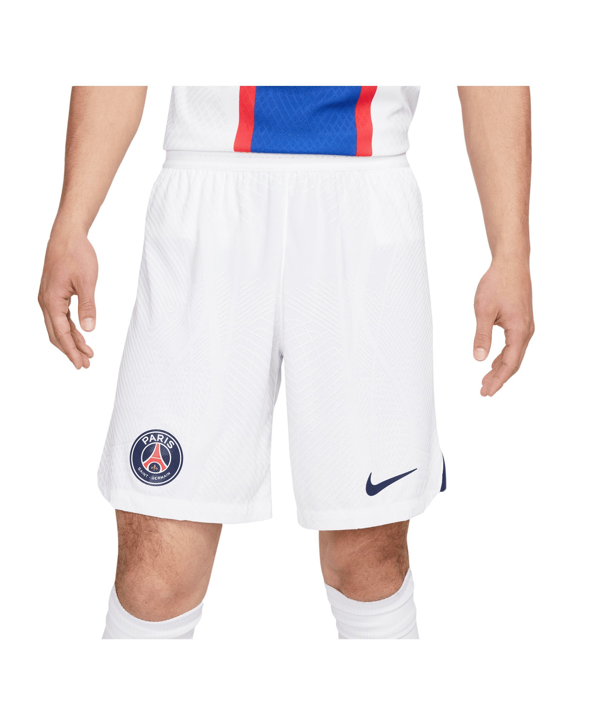 Nike Sporthose Paris St. Germain Authentic Short Home Away 2023/2024 weissblaublau