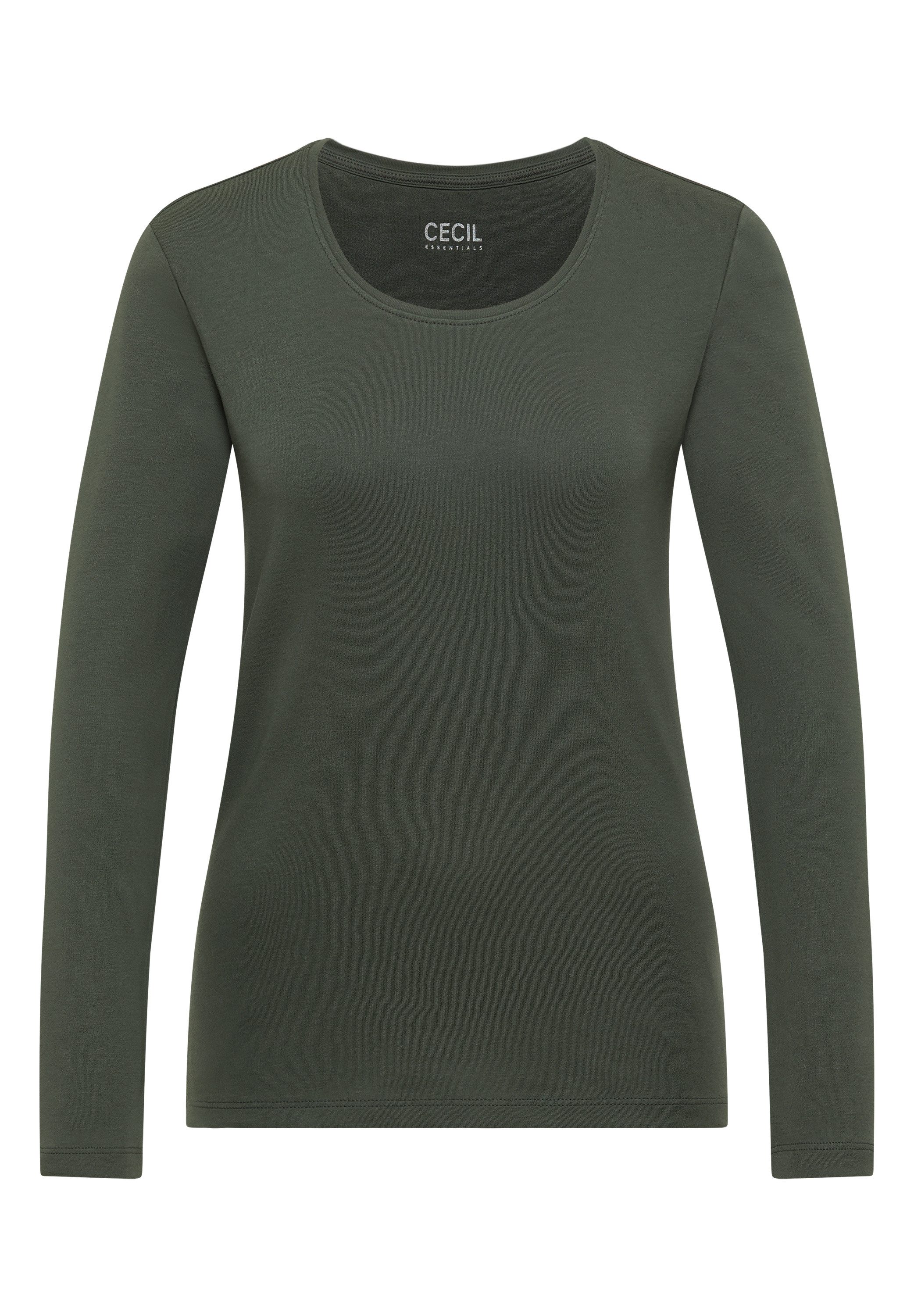 CECIL Langarmshirt aus reiner Baumwolle – Bild 4 von 5