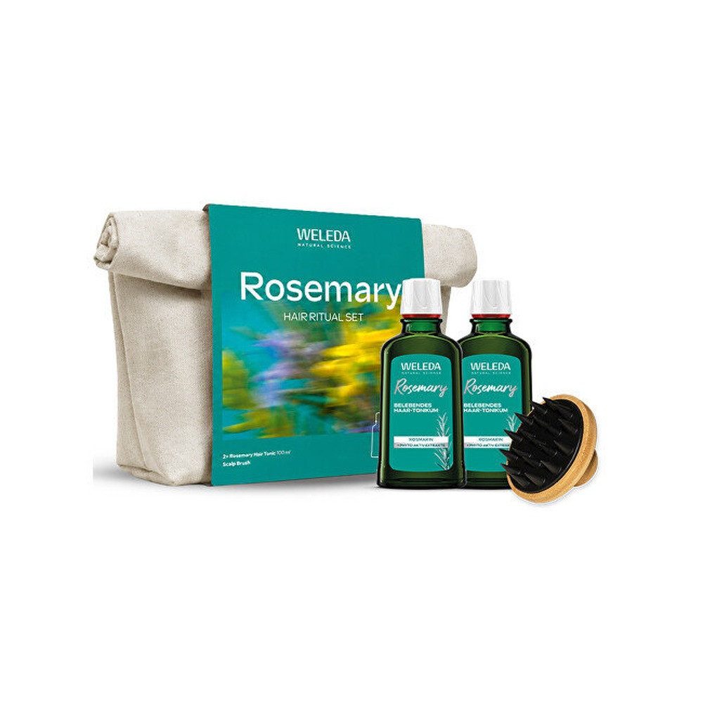 WELEDA Haartonikum Rosmarin Hair Ritual Set Geschenkset