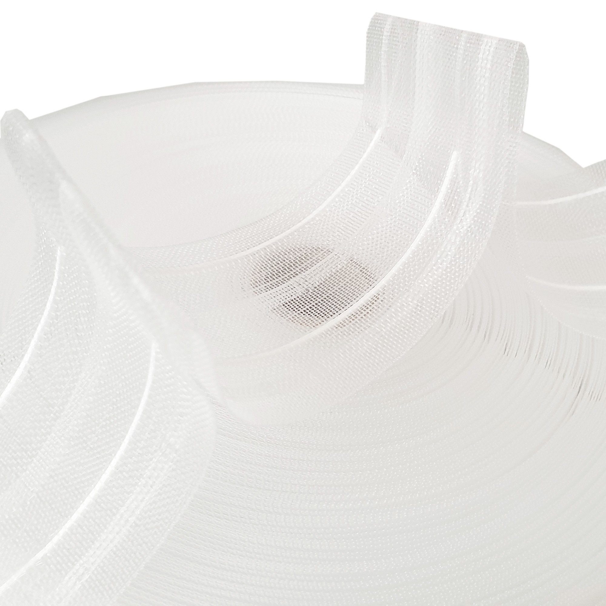 Bestlivings Faltenband FM-50-2Z, Gardinen, Vorhänge, Gardinenstoff, Gardinenband mit 1er Falte "Transparent" 50mm (Länge: 5m - 50m)