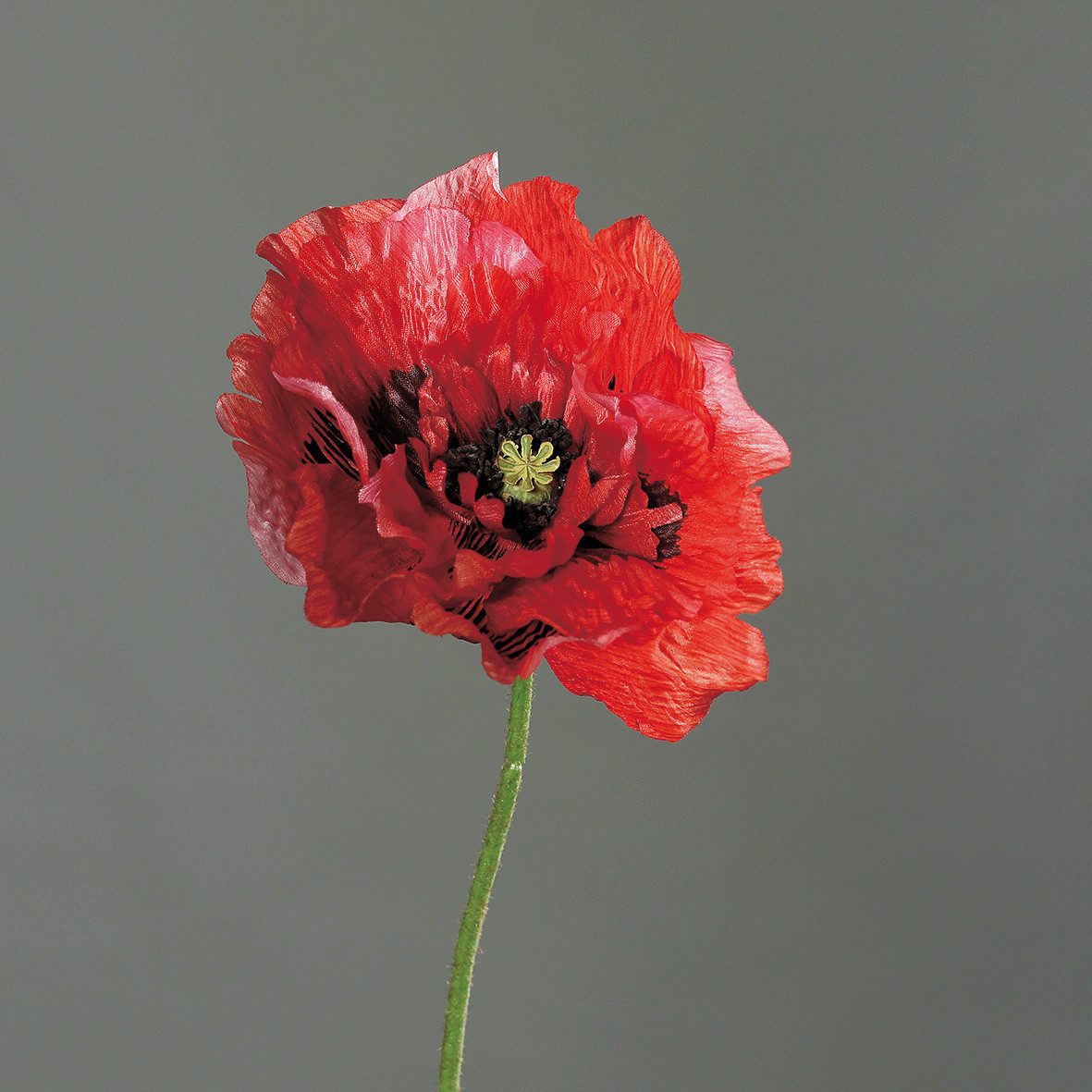 Kunstblume Rot, Durchmesser 12 cm, DPI, günstig online kaufen