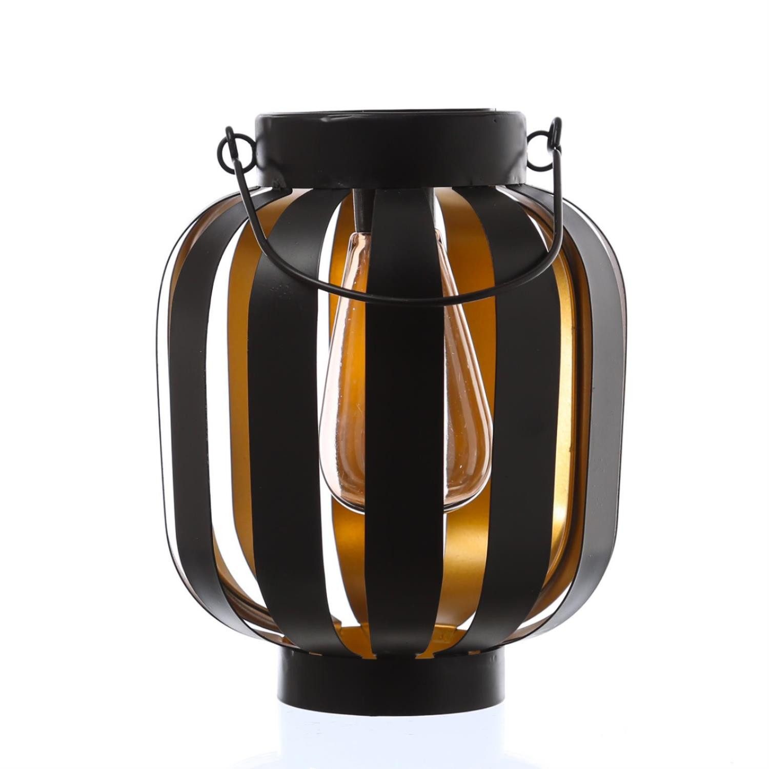 MARELIDA LED Laterne LED Solar Laterne 21cm Lichtsensor Garten Solarleuchte Solarlampe, LED Classic, warmweiß (2100K bis 3000K)