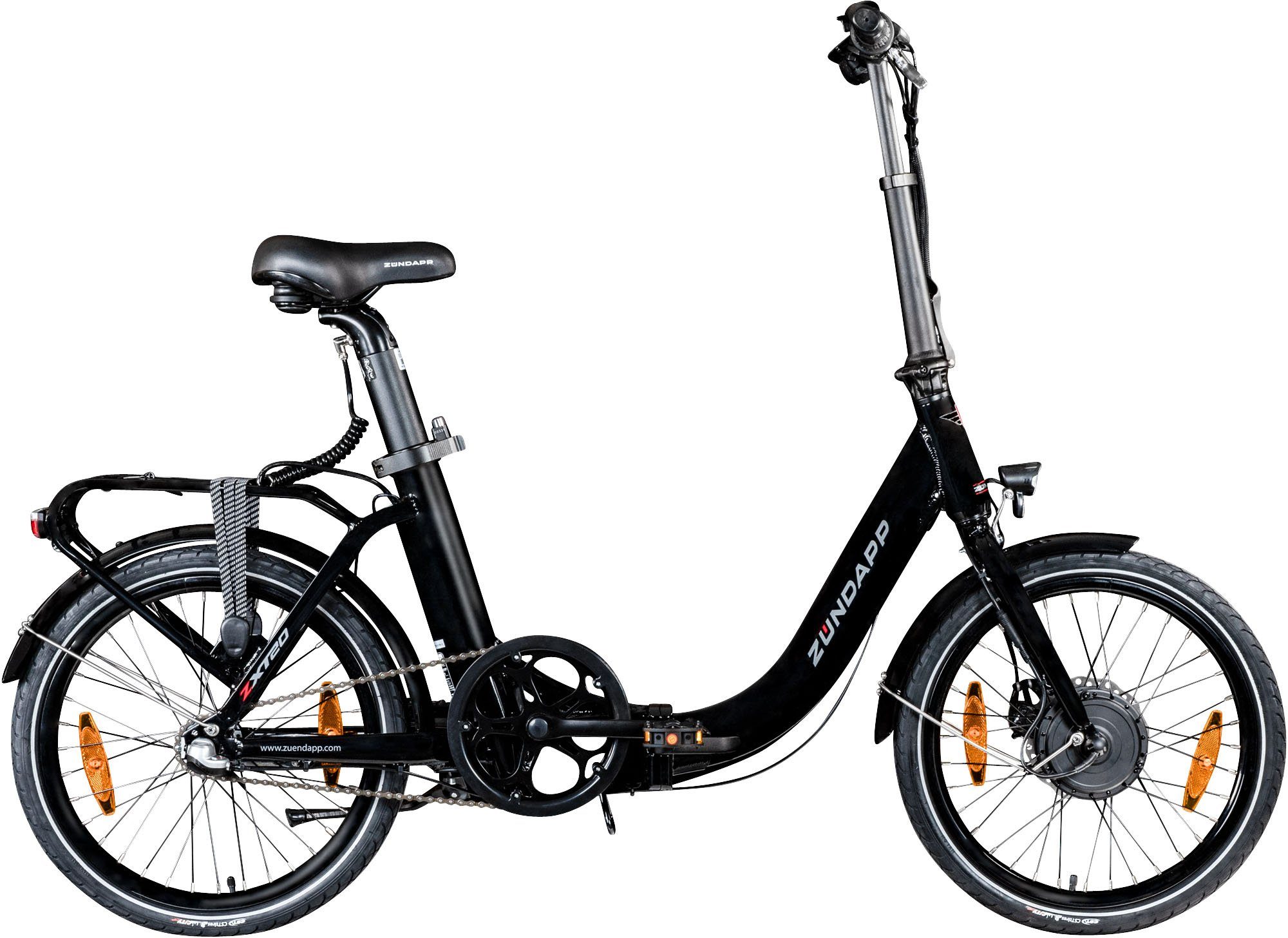 Zündapp E-Bike ZXT20, 3 Gang, Nabenschaltung, Frontmotor, 230 Wh Akku, Pedelec, Elektrofahrrad für Damen u. Herren, Cityrad