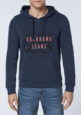Oklahoma Jeans Kapuzensweatshirt aus Baumwollmix mit Oktopus-Motiv