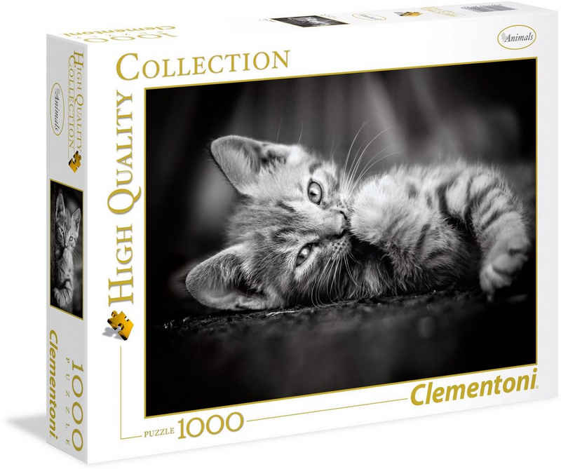 Clementoni® Puzzle High Quality Collection, Kätzchen, 1000 Puzzleteile, Made in Europe