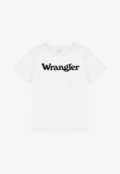 Wrangler Kurzarmshirt »REGULAR TEE WHITE-W7N4GH989«