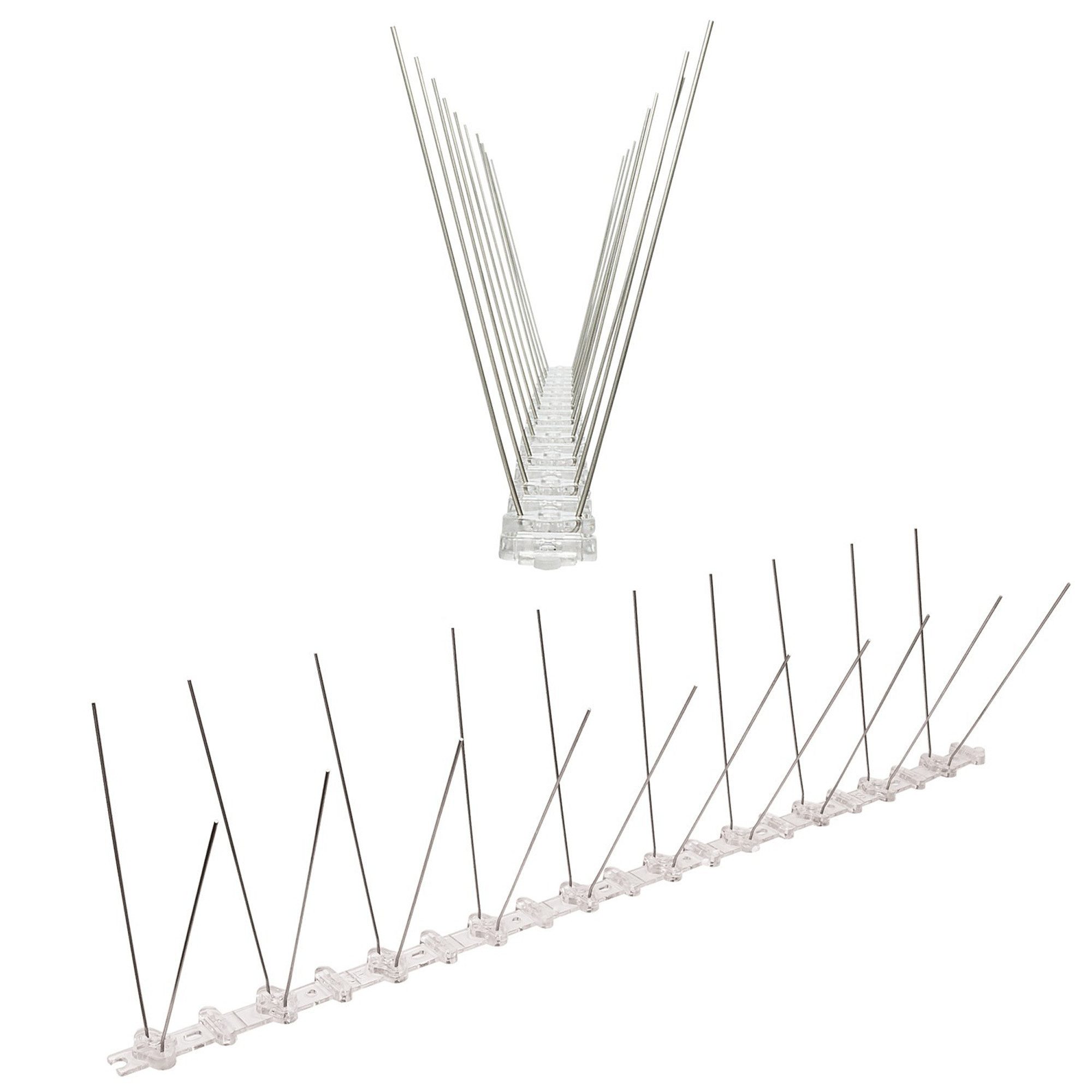 Taubenspikes 3 Meter (6 x 0,5m) Taubenspikes 2-reihig