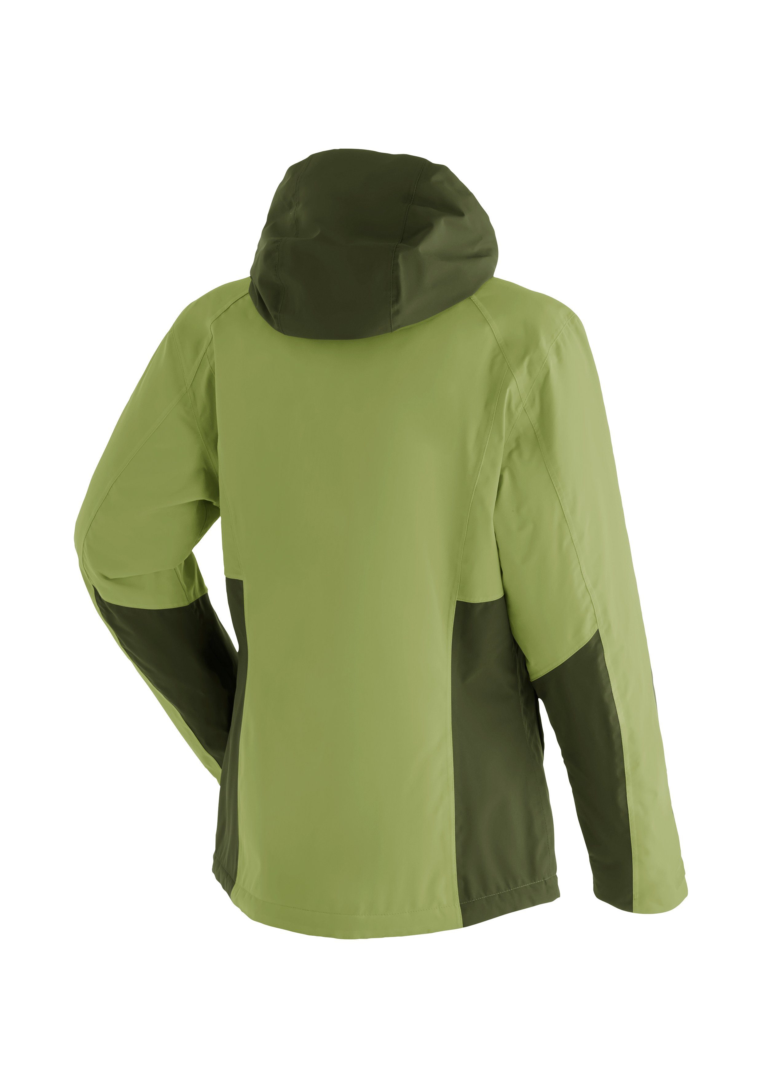 Maier Sports Outdoorjacke Jauk W wasserdicht atmungsaktiv maigrün und Winter-Jacke für Wanderjacke Damen