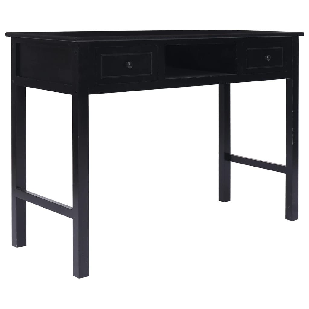 vidaXL Schreibtisch Schreibtisch Schwarz 108x45x76 cm günstig online kaufen