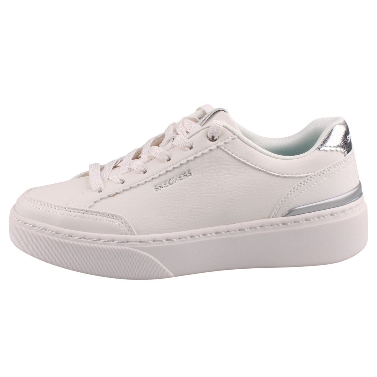 Skechers 185550-WHT Sneaker Modischer Halbschuh mit Air-Cooled Memory Foam – Bild 3 von 5