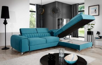 ROYAL24_MARKT Ecksofa - Machen Sie Ihr Zuhause zu einem komfortablen Ort zum Entspannen., Premium - 2 Teile, Elegante Möbel für Ihr Zuhause.