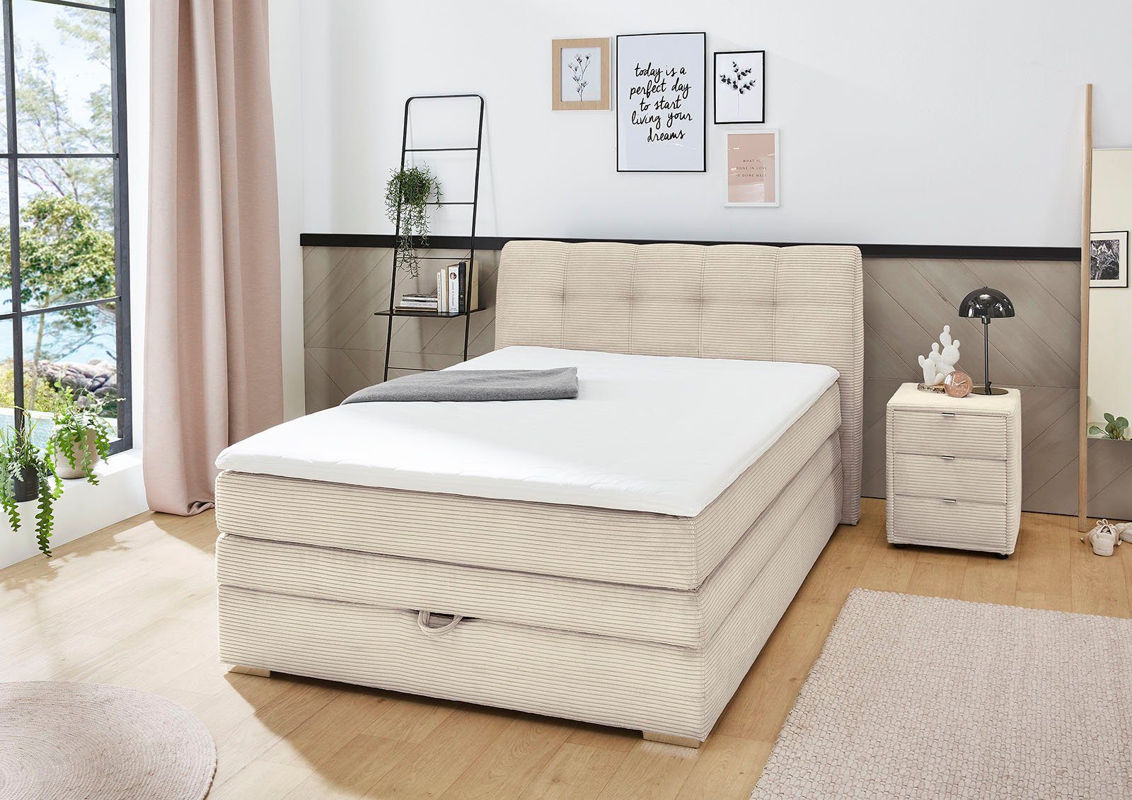 Jockenhöfer Gruppe Boxspringbett "Amelie", mit Bettkasten und Topper, erhäl günstig online kaufen