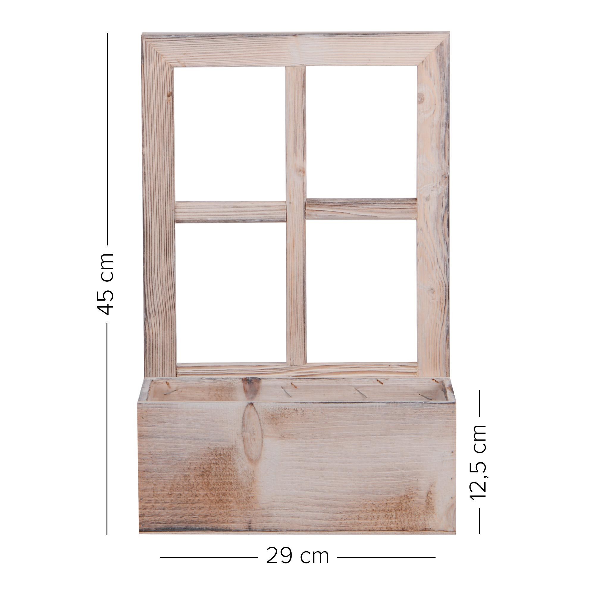 UNUS HOME Blumenkasten Deko Holzfenster mit günstig online kaufen