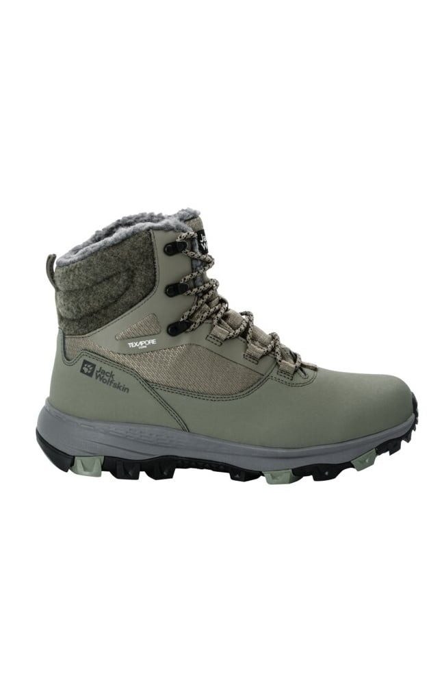 Jack Wolfskin Everquest High Texapore (warm, wasserdicht, PFC-Frei) olivegrün Herren Winterstiefel