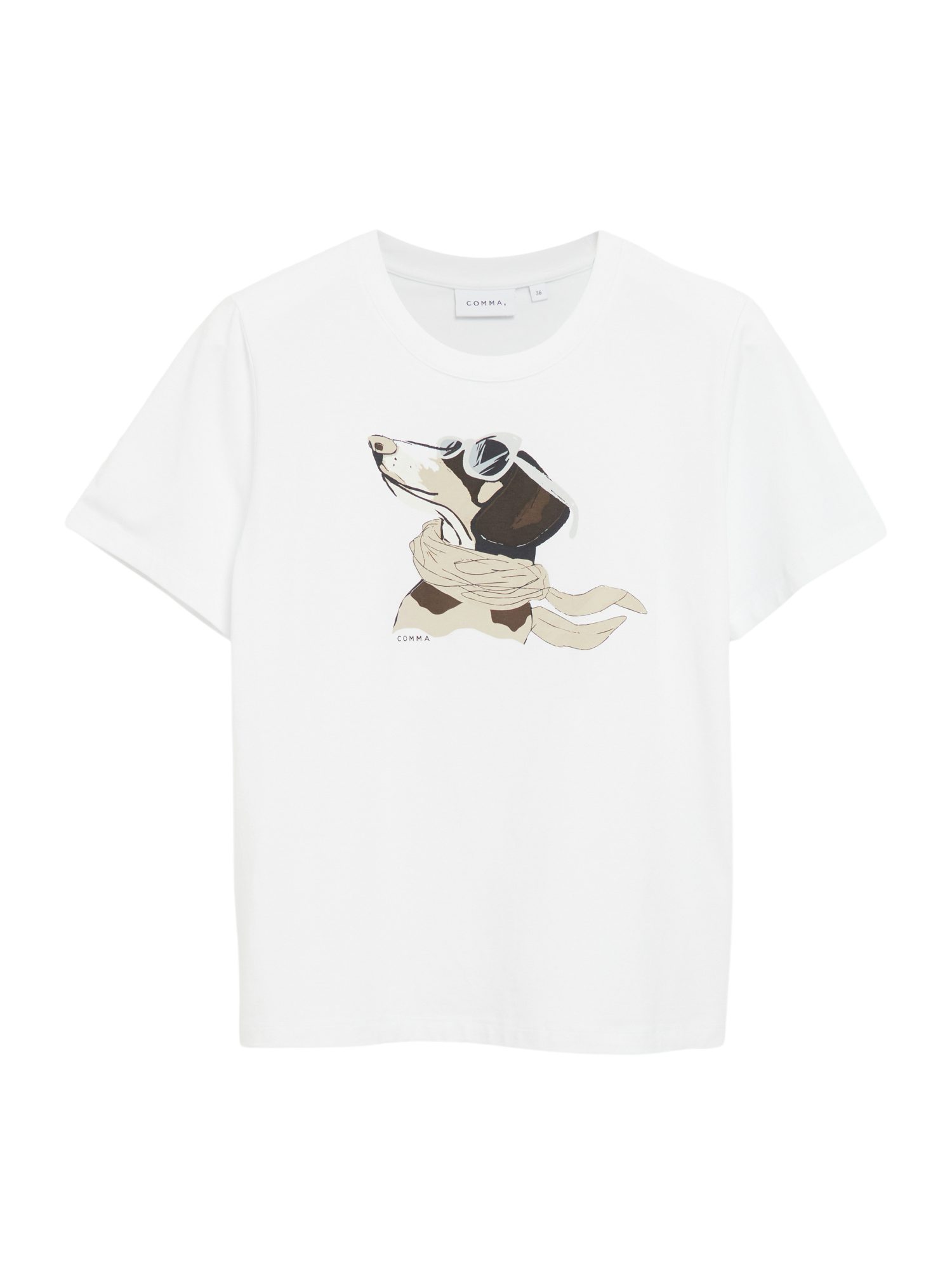 comma Kurzarmshirt