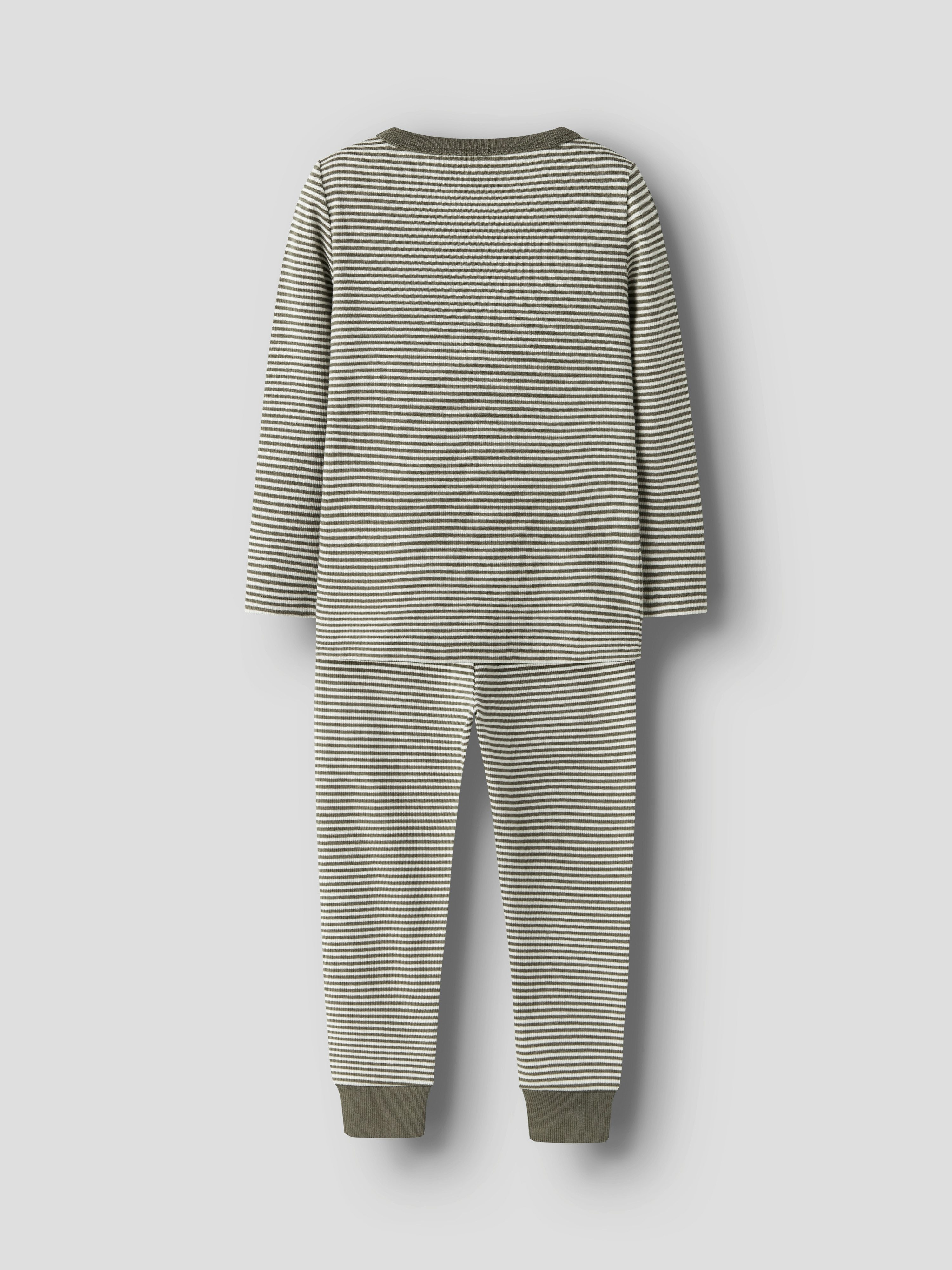 Name It Schlafanzug NMNNIGHTSET STRIPE RIB NOOS (Set, 2 tlg)