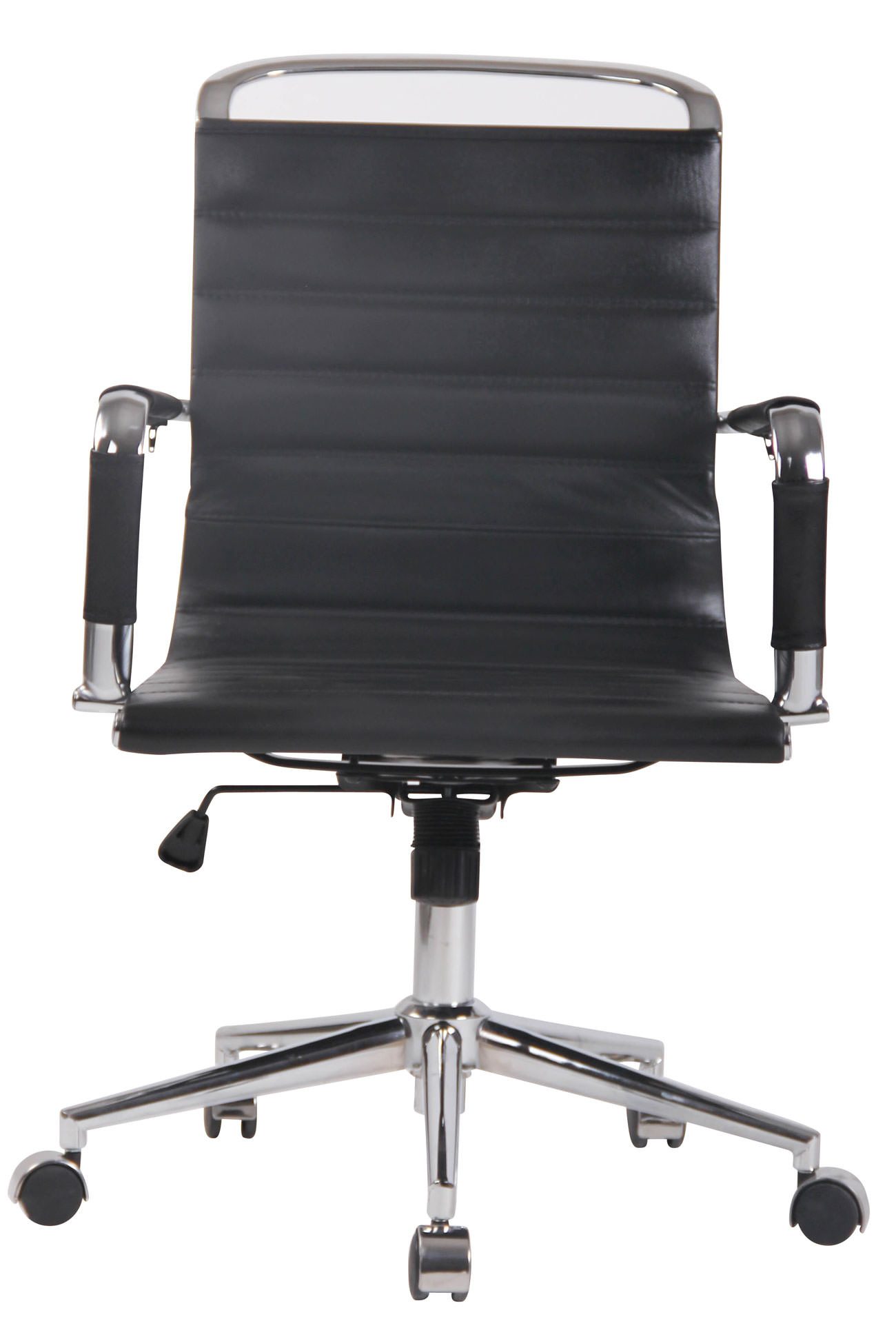 furnicato Bürostuhl Barton 93-103x57x62 cm schwarz Kunstleder (1 St)