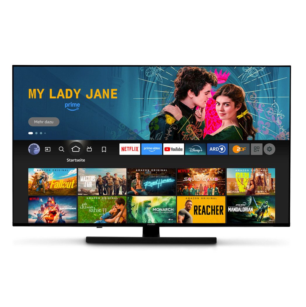 Medion® MD865800 LCD-LED Fernseher (163.9 cm/65 Zoll, 4K Ultra HD, Smart-TV, 60Hz, X8652506)