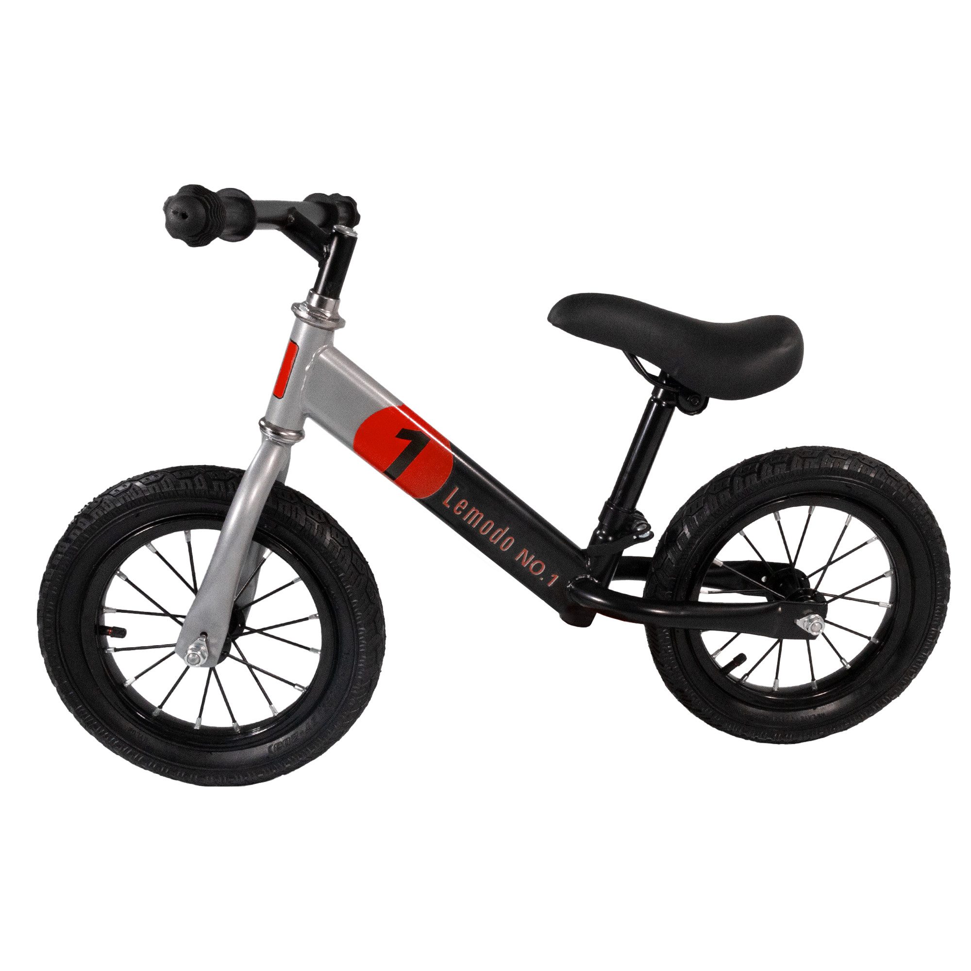 Lemodo Laufrad Lauflernrad mit 12 Zoll Lufträder, höhenverstellbares Balance Bike 12 Zoll, für Kinder von 2-7 Jahren geeignet