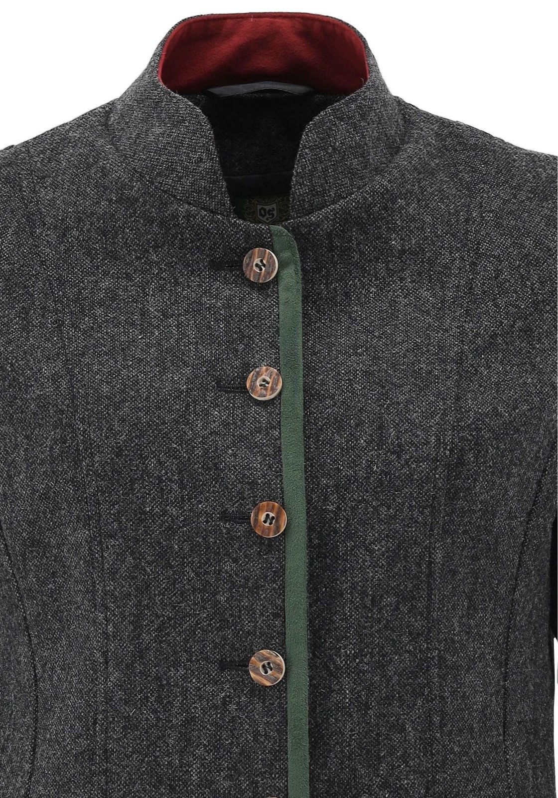 OS Trachten Trachtenjacke Vorami hochgeschlossener Stehkragen – Bild 3 von 3