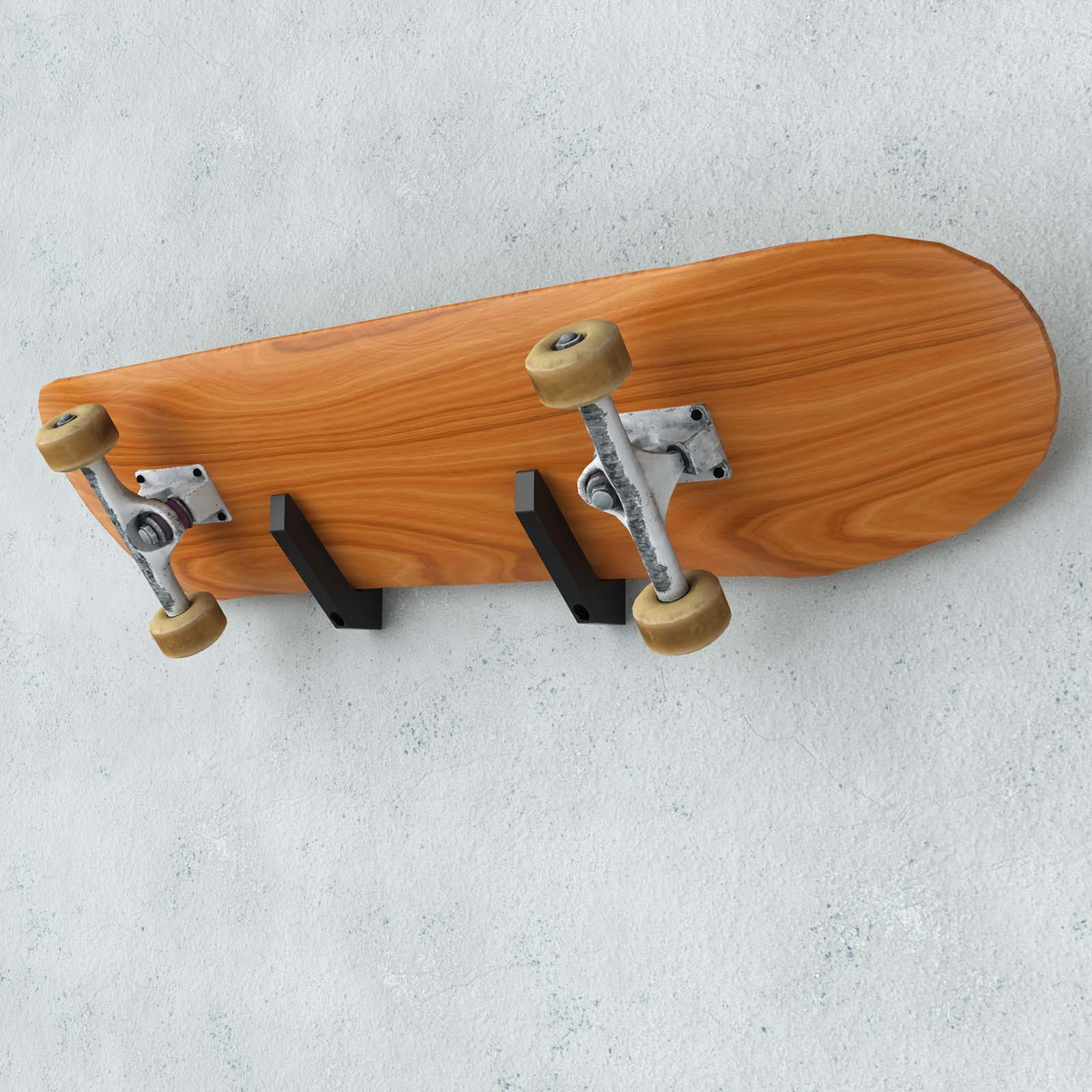 Mobilefox Wandhalterung Skateboard Wand Halterung Longboard Halter Snowboard Haken Universal
