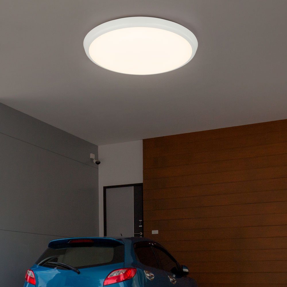 Globo Außen-Deckenleuchte, LED Deckenlampe Außenleuchte IP65 Deckenleuchte Gartenlampe Metall