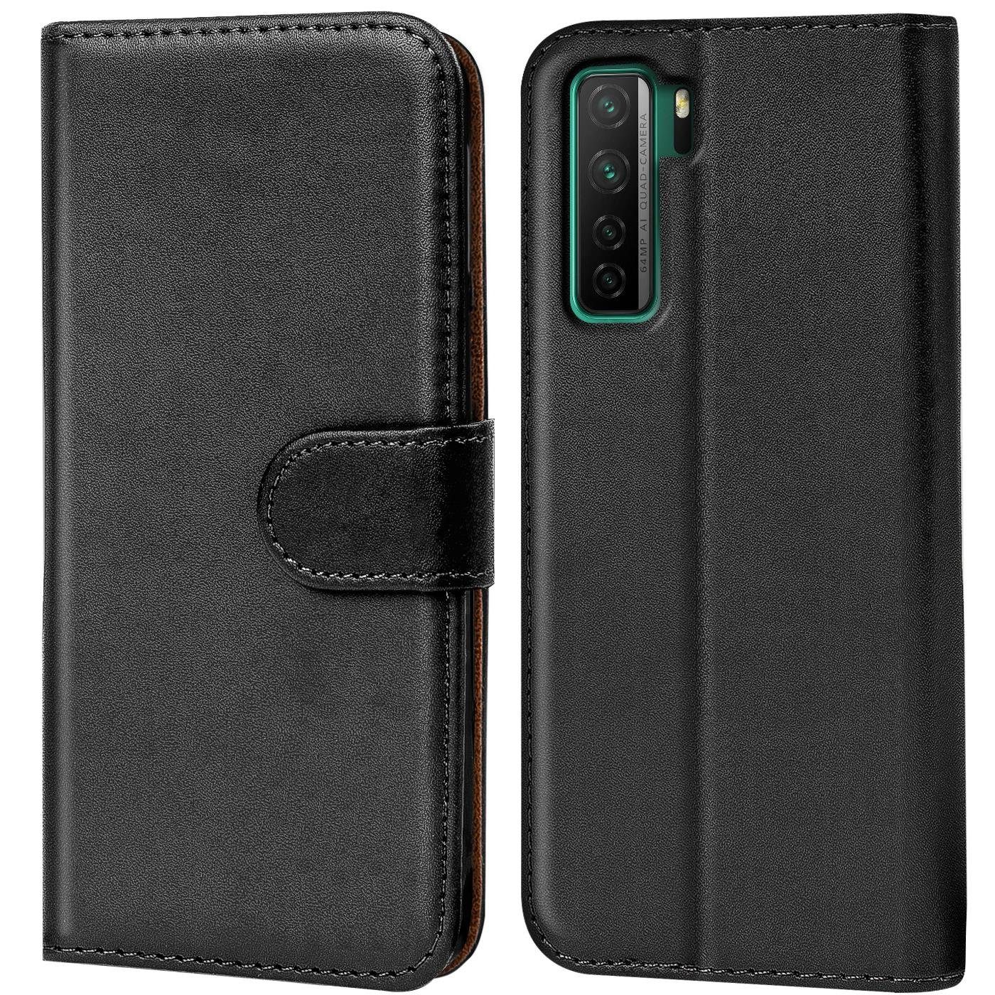 CoolGadget Handyhülle Book Case Handy Tasche für Huawei P40 Lite 5G 6,5 Zoll, Hülle Klapphülle Flip Cover für P40 Lite 5G Schutzhülle stoßfest