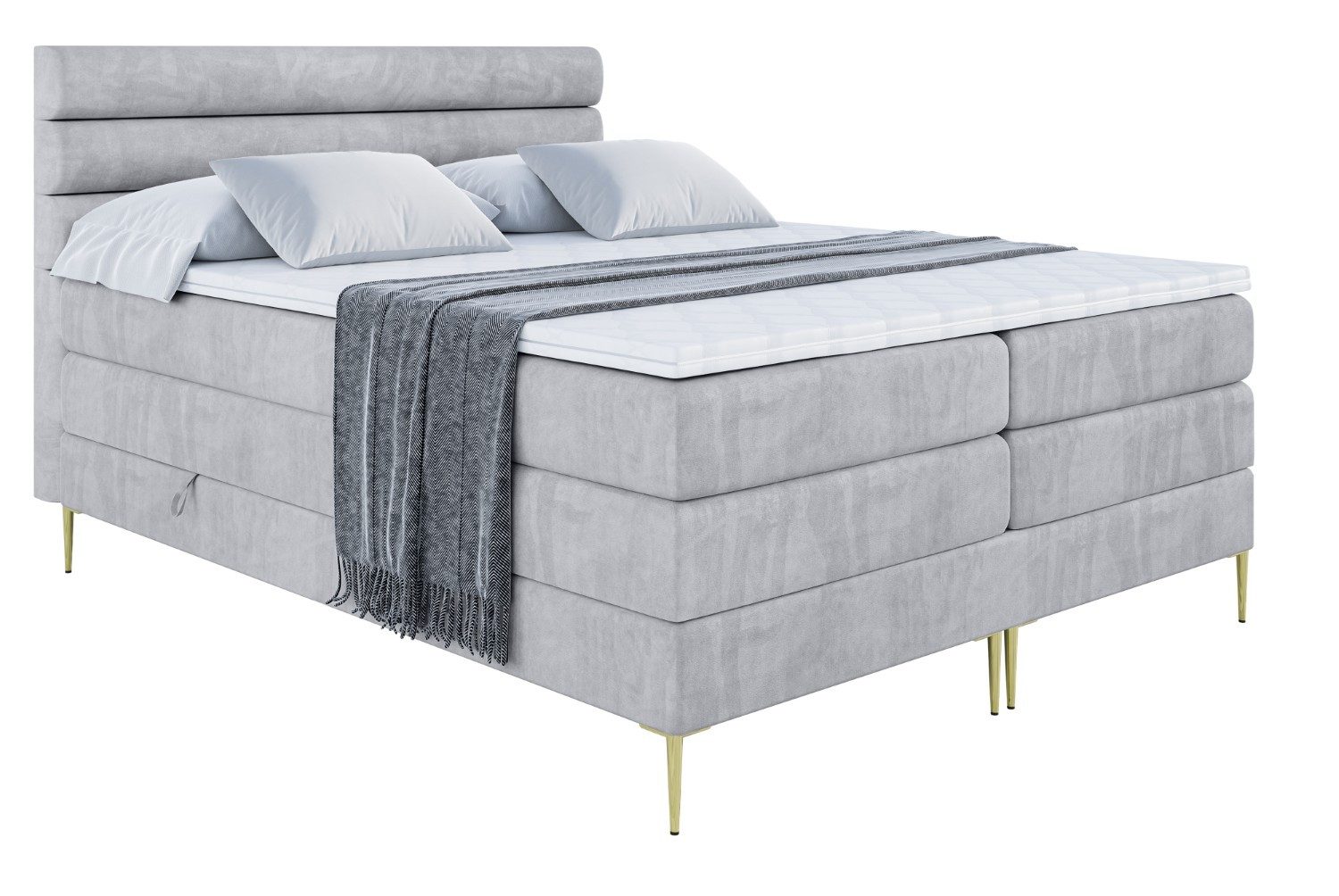 ALTDECOR Boxspringbett CELESTIA-F KING (Multipocket-Matratze H4, günstig online kaufen