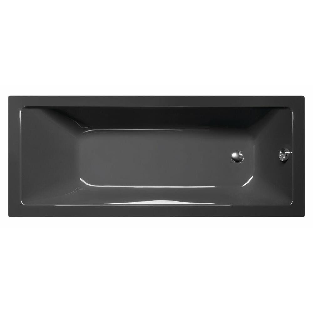 HAK Badewanne NOEMI Rechteckwanne 170x70x39cm, dunkelgrau