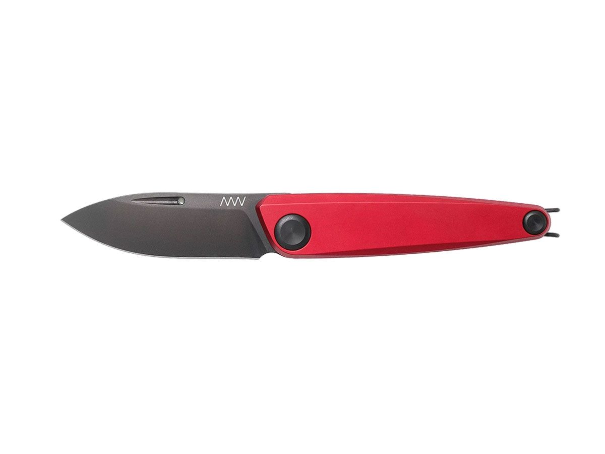 ACTA NON VERBA KNIVEs Taschenmesser Acta Non Verba Z050 DLC Schwarz Dural Rot ANVZ050-005