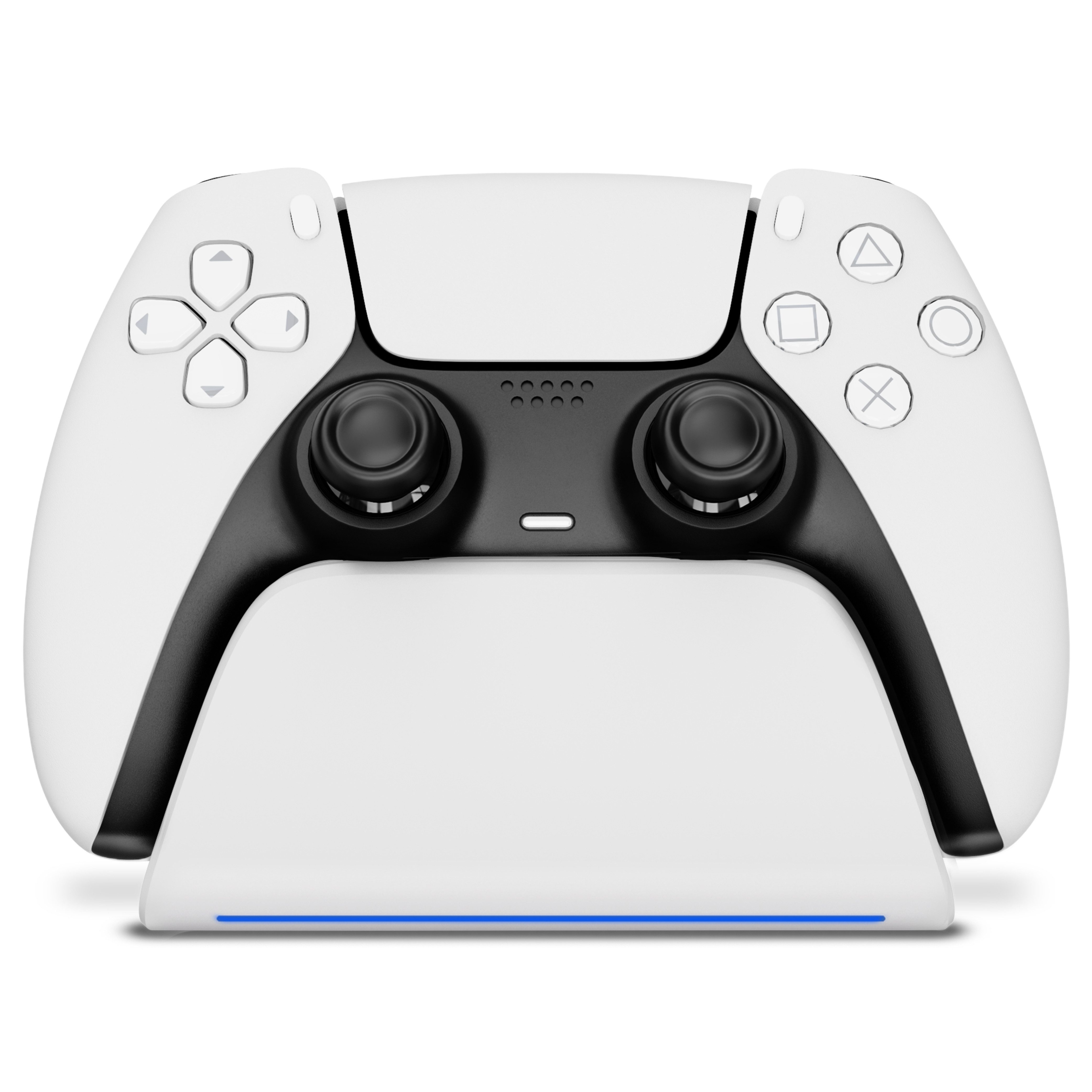 Geekhome Playstation 5 Controller Ladegerät - weiss Controller-Ladestation (Fast Charge)