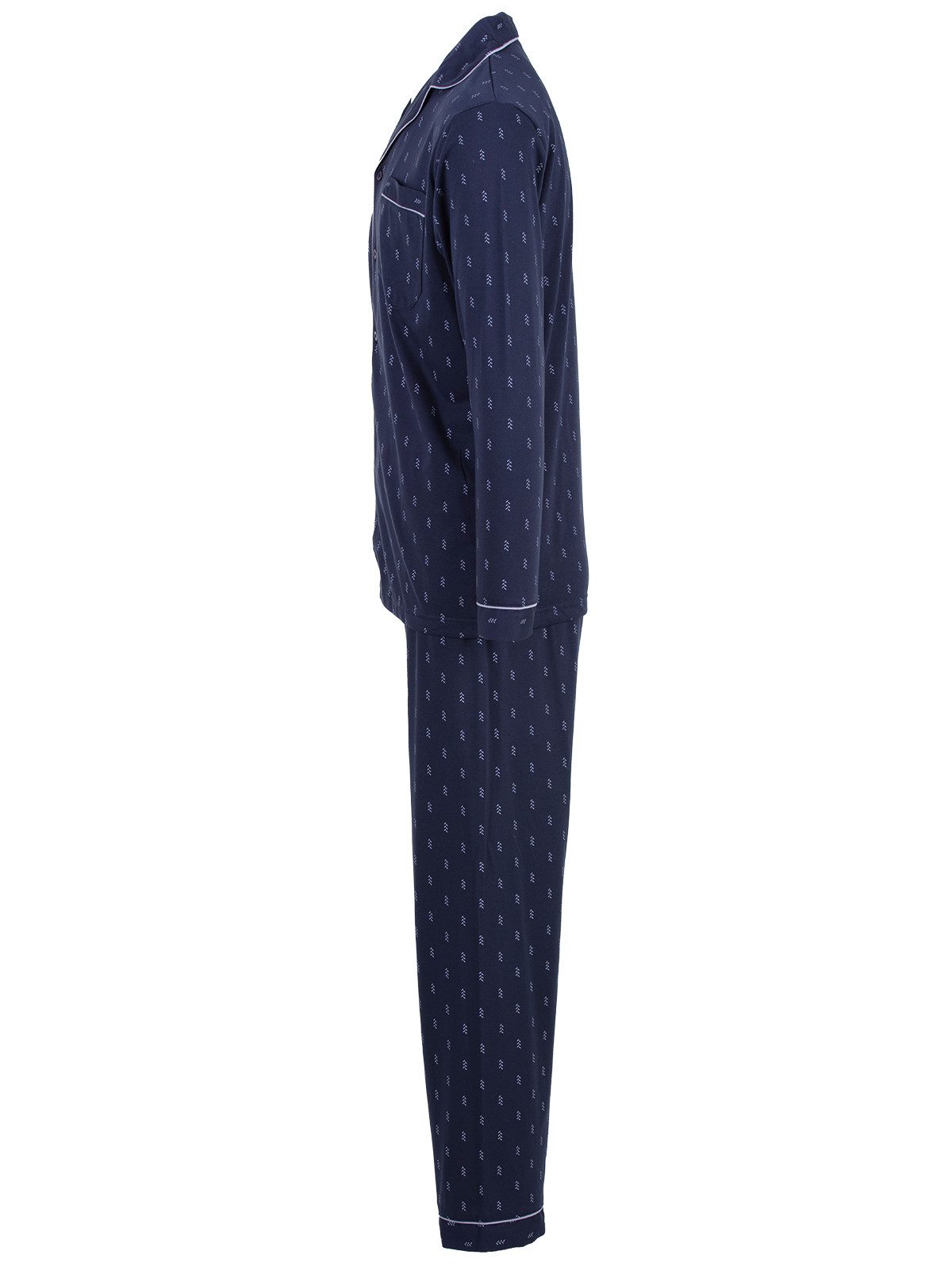 Henry Terre Schlafanzug Pyjama Set Langarm günstig online kaufen