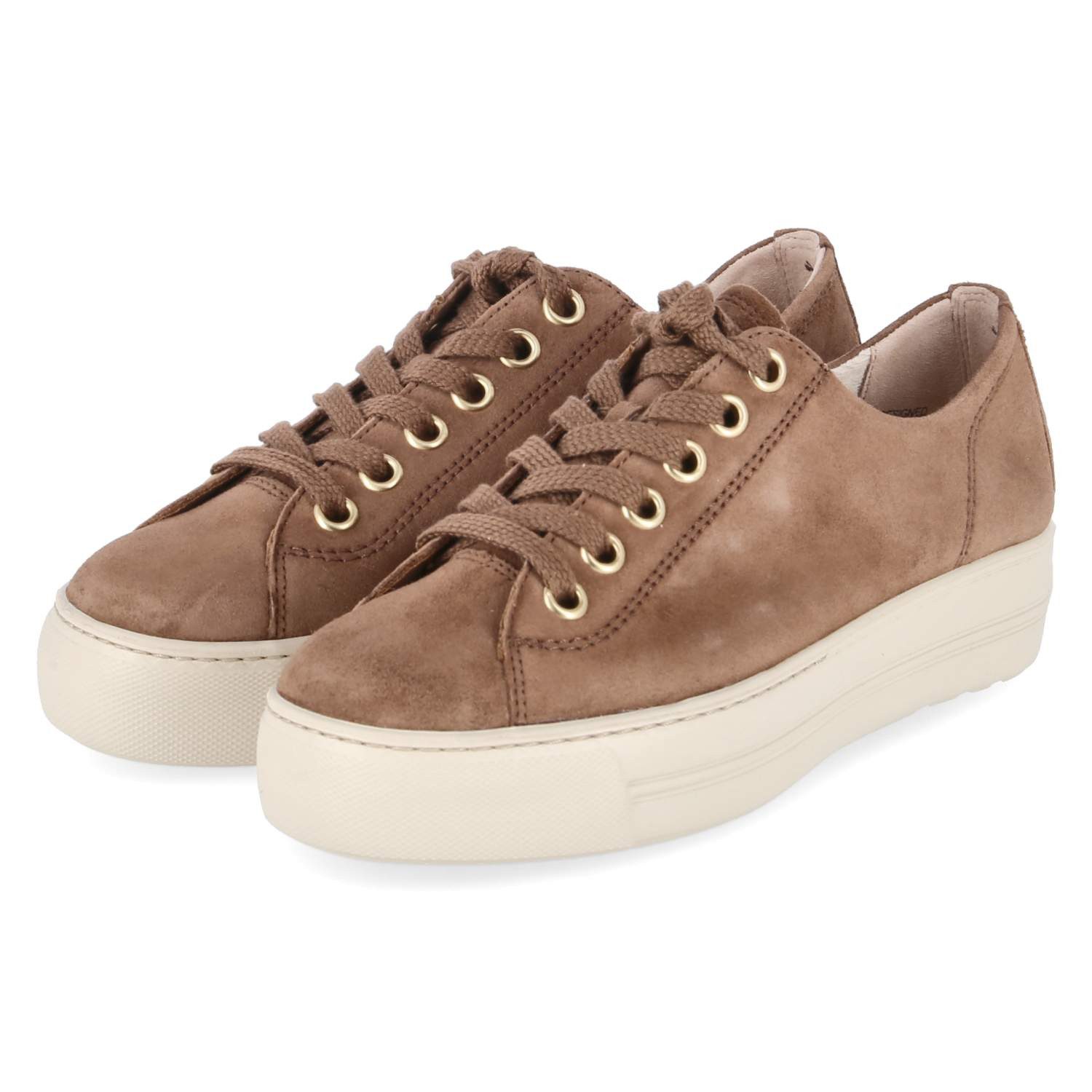 Paul Green Paul Green 4790-849 Damen Rauleder braun Schnürschuh