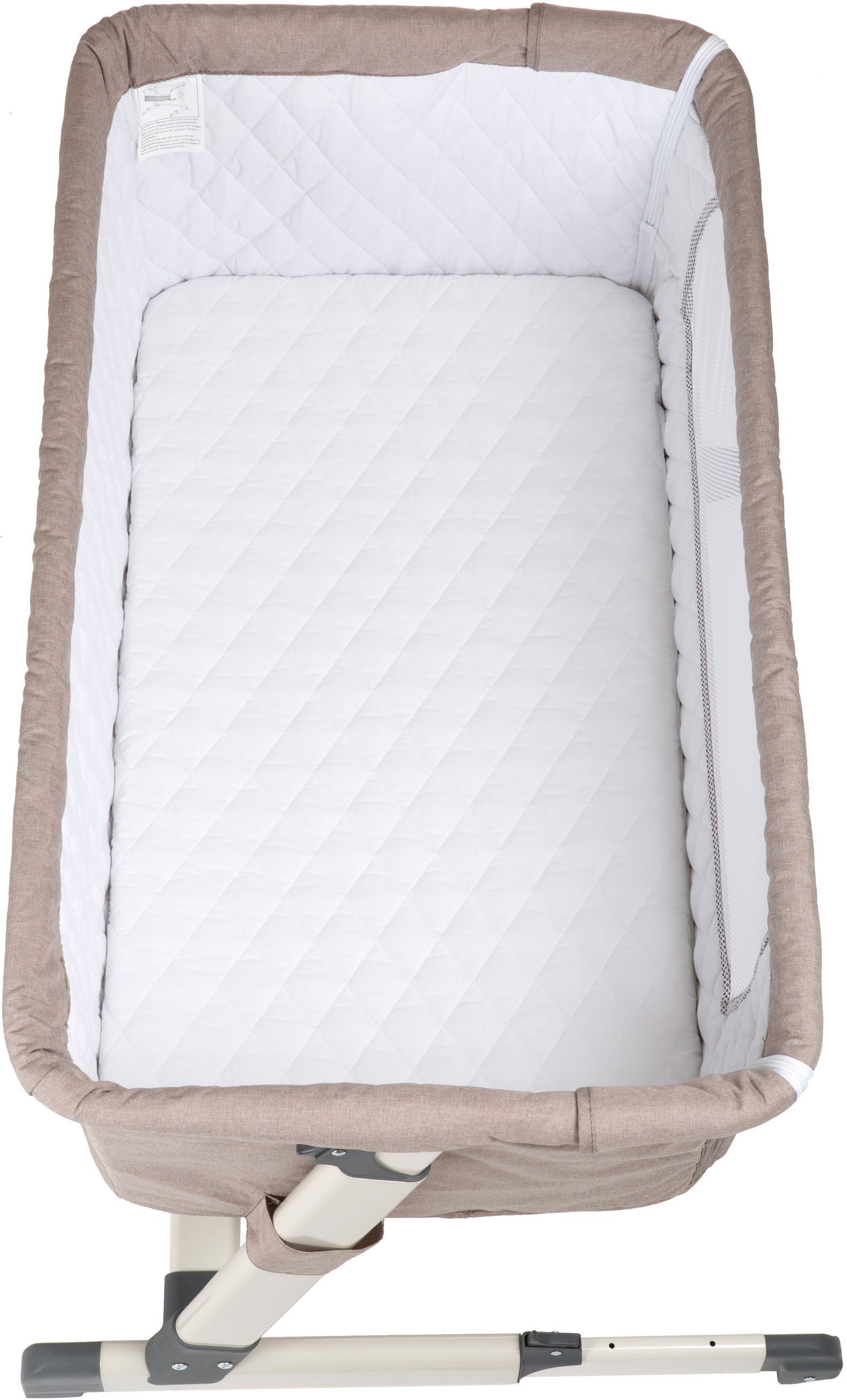 BabyGo Beistellbett Together, beige, faltbar