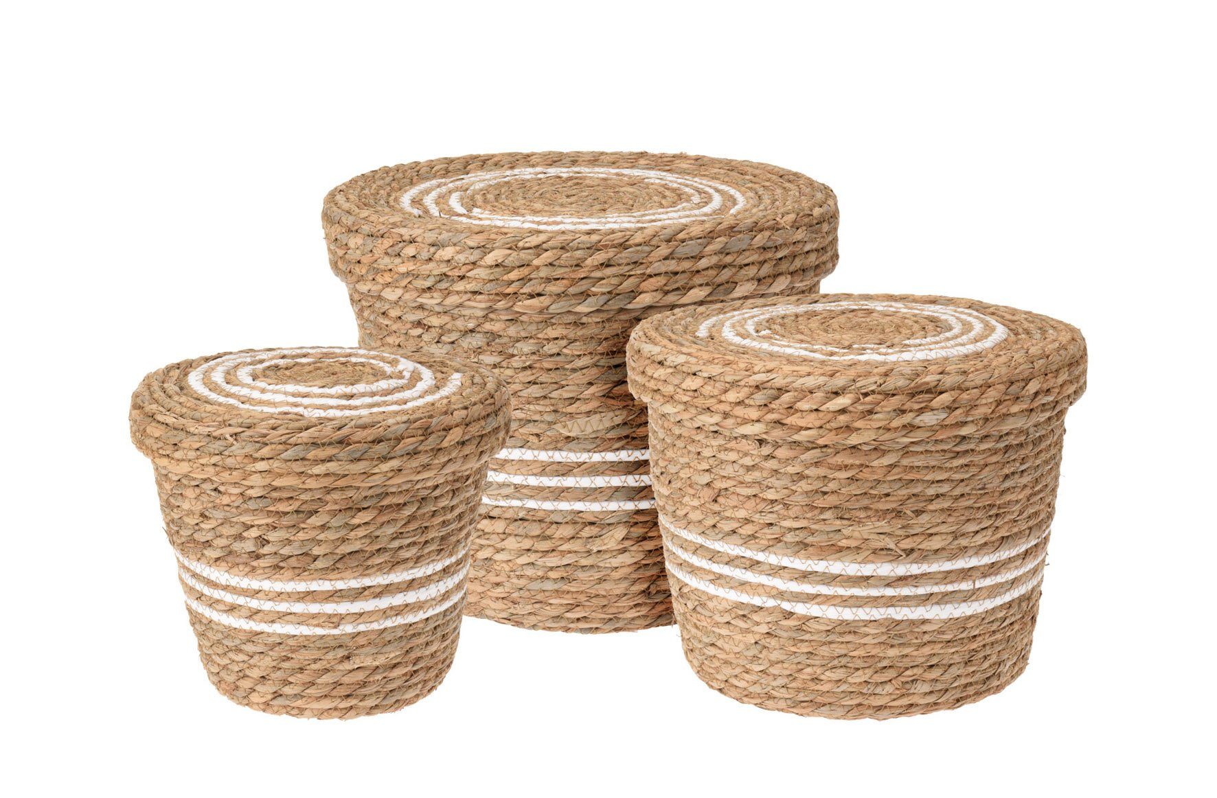 Spetebo Allzweckkorb Set Aufbewahrungskorb aus Seegras 37, 32, 26 cm (Packu günstig online kaufen